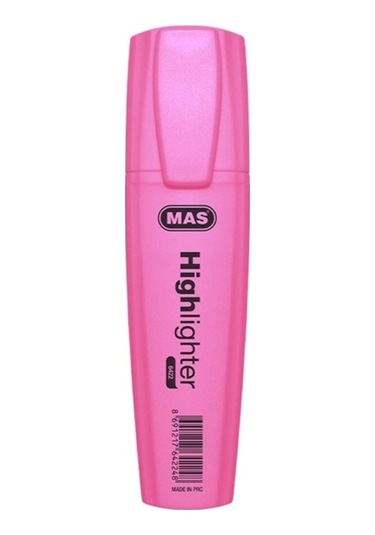 Mas Fosforlu Kalem Pembe 3 Adet Fosforlu Pembe