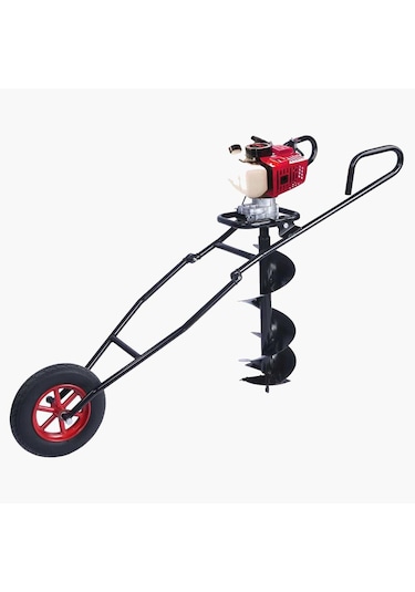 Solax AG52D Arabalı Toprak Burgu Makinesi