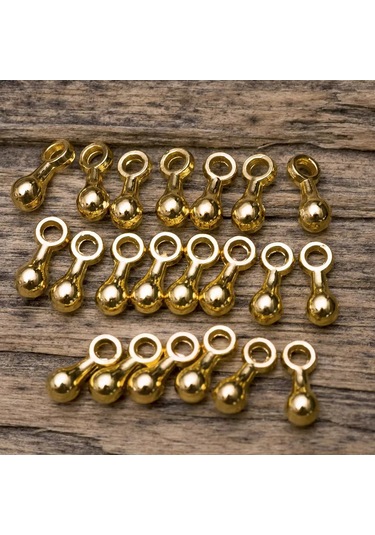 Kafebizu Zinciri İçin Uç Yakl. 180 Adet 7x2.65 Mm Altın Kaplama 208222075