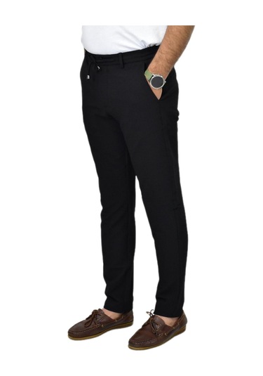 Erkek Jogger Gofre Lastikli Pantolon 1998 Bgl-st04423 Siyah