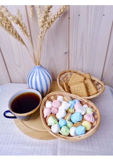 Nika&shop Örgü Sepeti 2'si 1 Arada 229989792 Kahverengi