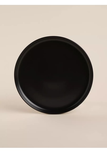 Sl Home 2 Parça "dark" Porselen Yemek Tabakları Seti, 20,5 Cm Çap 200580857 Siyah