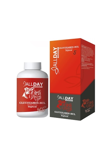 Allday 5 Glukozamin Hcl Kedi için Tablet 75 G