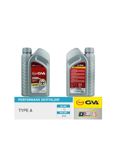 Gva Hidrolik Direksiyon Yağı Atf 900 Ml. Platınum Kırmızı IS00-GVA 9920710