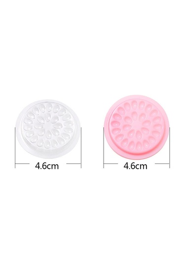 Vkemall 100 Adet Kirpik Uzatma Yapıştırıcı Tepsisi - Pratik Ve Kullanışlı, Tüm Kirpikler İçin Uygun