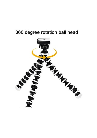 16 Cm Boncuk Ahtapot Tripod Telefon Tutucu Aparat