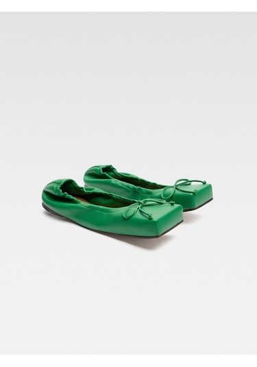 Jacquemus Renk Ballet Babet Yeşil