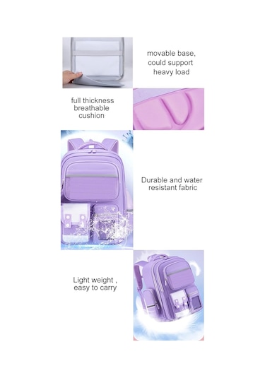 Yucama  Kız Erkek İlköğretim Okulu Sırt Çantası Unisex Çocuklar Hafif Rah - Yeşil 25 Litre