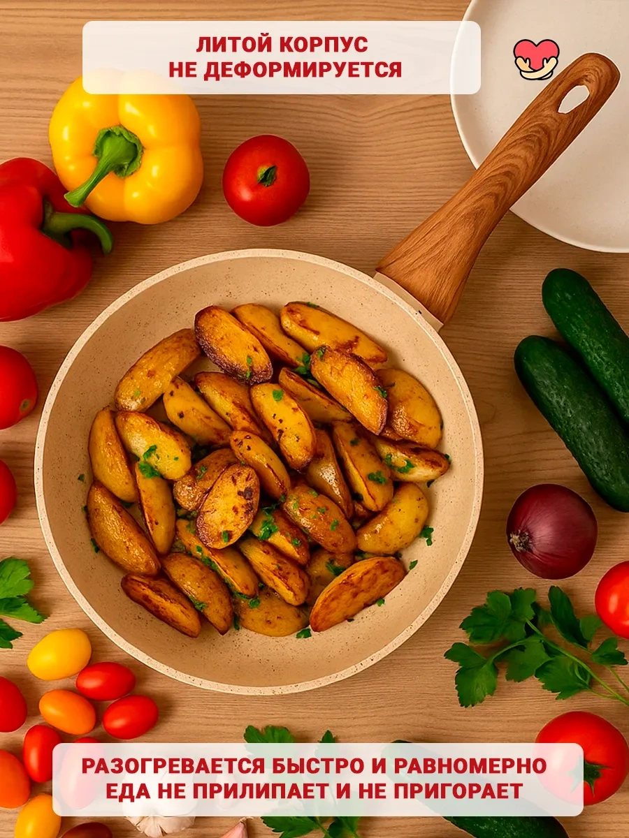 Gornica Tm Yapışmaz Kaplamalı Tava 291227011 Bej