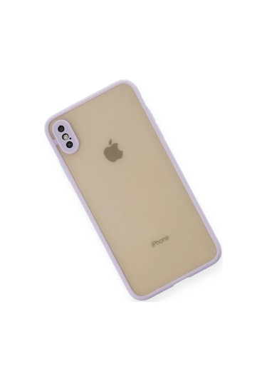 Apple, Uyumlu iPhone X Kılıf Montreal Silikon Kapak - Mor