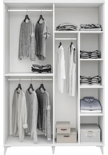 Guneystore Oslo 4 Kapaklı Komple Mdf Gardırop