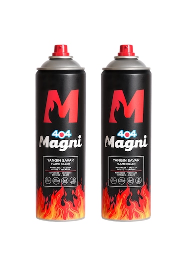 404 Magni Yangın Söndürücü Sprey 500 ML 2'li