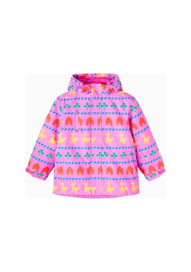 Bobo Choses Printed Çocuk Kayak Montu Pembe Y 6/7