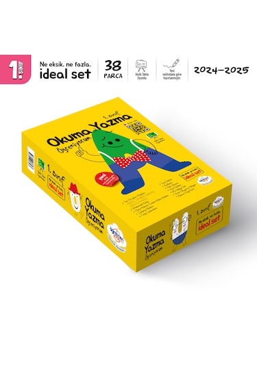 Öğretmen Evde 1. Sınıf Okuma Yazma Seti 2024-2025