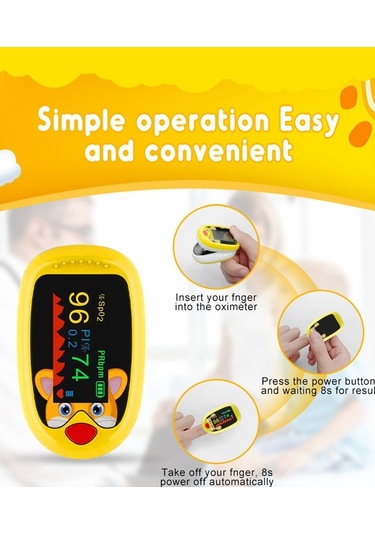 Lichen Oksimetre Testi Ev Parmak Nabız Oksijen Koruması Parmak