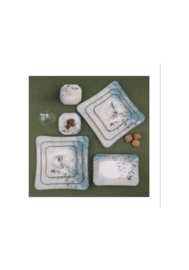 Güral Porselen Spinoza 30 Parça 6 Kişilik Kahvaltı Takımı 1341 Çok Renkli