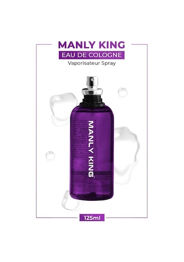 Manly King ﻿Erkek Parfüm EDC 12 x 125 ML