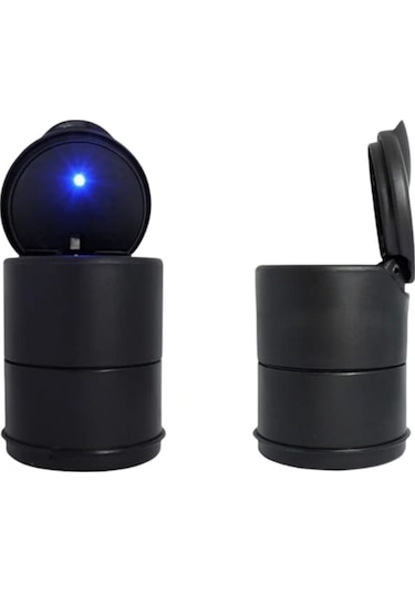 Işıklı Araba Küllük - Volkswagen Küllük - Işıklı Kapaklı Küllük - Mavi Işıklı Küllük