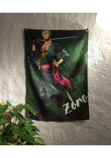 One Piece Roronoa Zoro Duvar Örtüsü