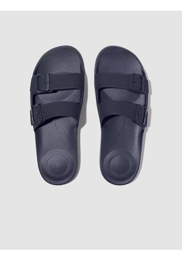 Fitflop İqushıon Gs9 Çift Tokalı Lacivert Erkek Terlik Lacivert