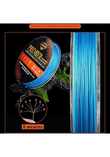 Sones Proberos 8 Düzenlenmiş 100m Majestic Horse Balık Misinası, Misina Numarası: 0,6 / 8lb Kırmızı