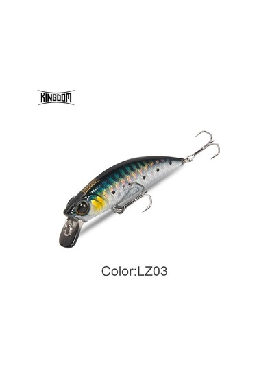 Krallık Batan Minnow Wobblers 45/60mm 3.6/7g Uzak Döküm Balıkçılık Cazibesi Pike/alabalık/bas Crankbaits Ince Vücut Sert