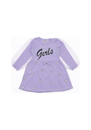 Kız Çocuk Elbise 00083 Lila