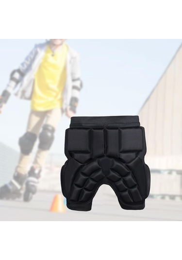 Homyl Kalça Koruma Yastığı Yastıklı Koruyucu Kayak Bmx S Siyah