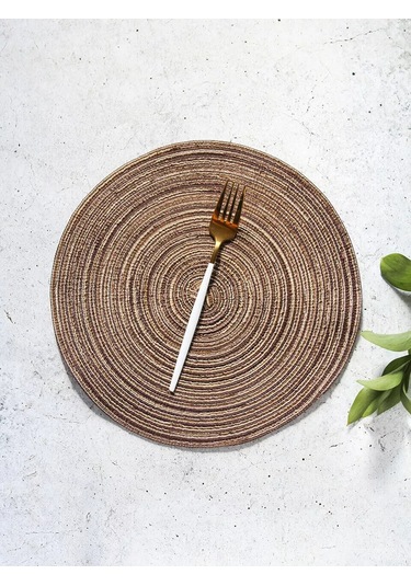 Home Balance Yuvarlak Masa Kılıkçılığı Servis Peçeteleri 243834428 Siyah