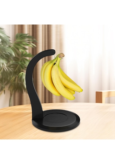 Suntek Muz Tutucu Standı Çok Fonksiyonlu Taşınabilir Ev Için Siyah