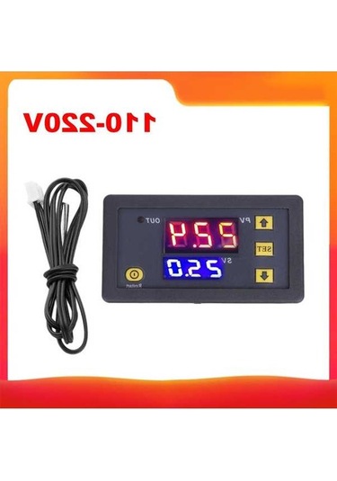 Pazly 3230 Dijital Ekranlı Termostat Modülü Sıcaklık Kontrol Cihazı Mikro Isıtma Soğutma Paneli