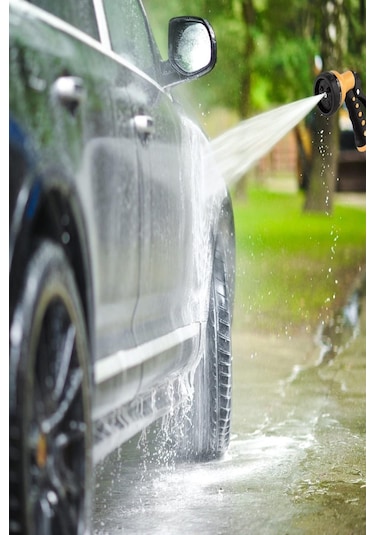 Solo 7 Çefit Su Atabilen Bahçe Sulama Tabancası Basınçlı Oto Yıkama Tabancası Hortum Ucu Fıskiye 1 Adet