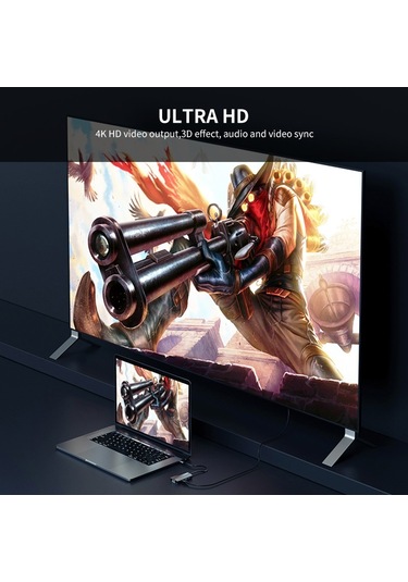 Junsunmay 6'sı 1 Arada Type-c - 4k Hdmı / Ethernet Yerleştirme İstasyonu Adaptörü Usb-c Hub Çoklu Bağlantı Noktası Dönüştürücü