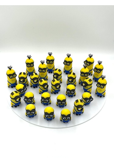 Minions Figür Oyuncak Seti 27 Li Büyük Koleksiyon Ve Dekoratif Minion Biblo Paketi Minions