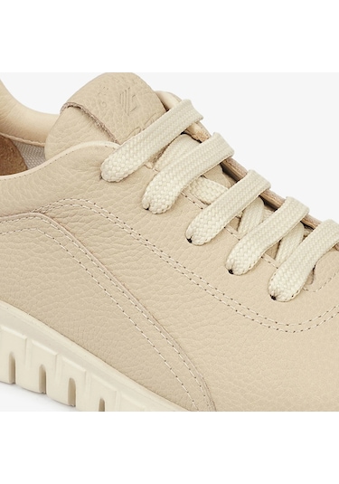 Greyder 33940 Kadın Ekru Hakiki Deri Sneaker Ayakkabı -743 Ekru