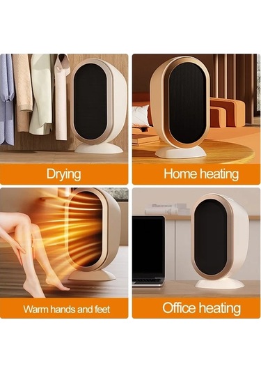 Trendooze Isıtıcı Ptc Hızlı Isıtma Masaüstü Sıcak Hava Isıtıcı, Güçlü Performans