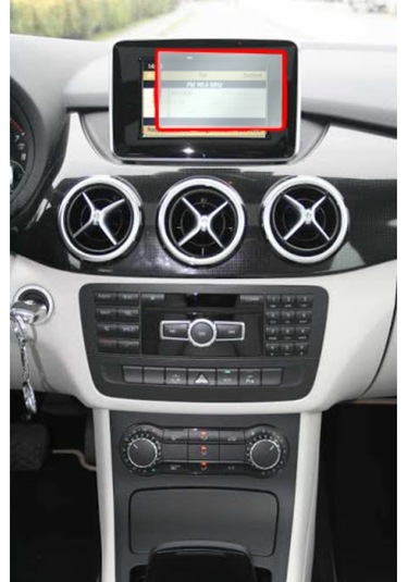 Mercedes B Serisi 2015-2018 Navigasyon Temperli Ekran Koruyucu (470834775)