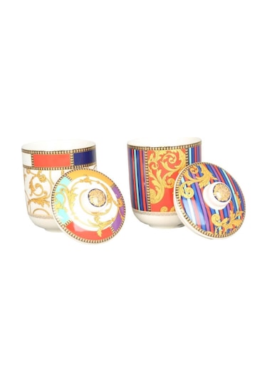 Lucky Art Valencia Bone 2 Li Kavanoz Seti 17 Cm Lygk006 Çok renkli