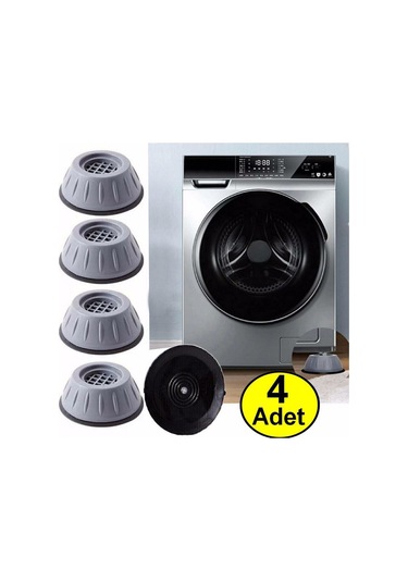 Çamaşır Makinesi Sarsıntı Titreşim Ses Önleyici Kaydırmaz Ayak 4'lü Set