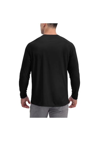 Rich Erkek Siyah-beyaz-lavicert 3'lü Paket Basic Uzun Kollu Tişört Sporcu Body T-shirt Lacivert