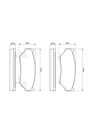 Suzuki Grand Vitara 1.6 1998-2005 Bosch Ön Balata 21907