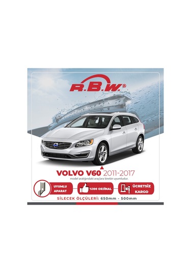 Volvo V60 Muz Silecek Takımı 2011-2017 Rbw