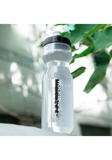 Rockbros Dcbt69Tb 750Ml Pp5 Su Şişesi Spor Bisiklet Sıkma Tipi Su Bardağı Bpa Içermez Fda Sertifikası Yok - Siyah
