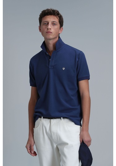 Lufian Erkek Laon Smart Polo T-shirt 111040164 Açık Lacivert Lufian Erkek Laon Smart Polo T-shirt 111040164 Açık Lacivert