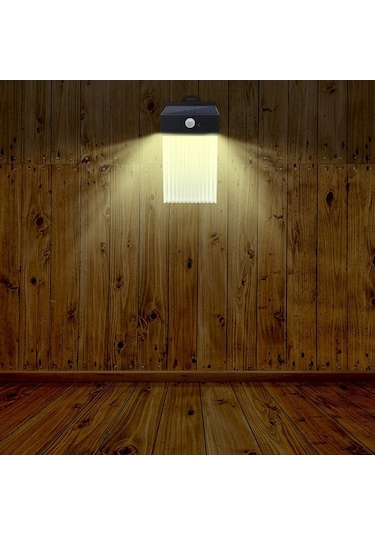 Novahub 50 Adet Led Güneş Enerjili Hareket Sensörlü Dış Mekan Lambası - Ip65 Su Geçirmez 112 Karakter Ilık Beyaz, Enerji Tasarruflu, Uzun Ömürlü Ilık Beyaz