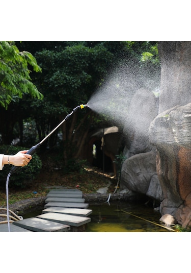 Jeehugo El Elektrikli Sprey Makinesi, Bahçe Ve Ev İçin Dezenfeksiyon/sulama, Uygun Akış Ve Toz Modu, 3m Su Borusu İle Li-poly Batarya