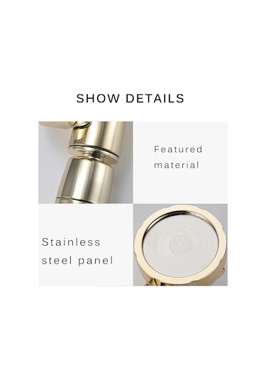 Gümüş Basınçlı 3 Modlu Yağmurlama Su Duşu El Güçlendirme Kafası Gümüş