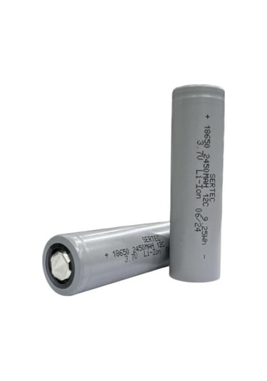 Sertec 18650 3.7v 2450 Mah 12c Li-ıon Şarjlı Pil - 1 Adet