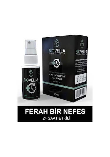 Biovella Ağız Kokusu Önleyici Sprey 30 ML