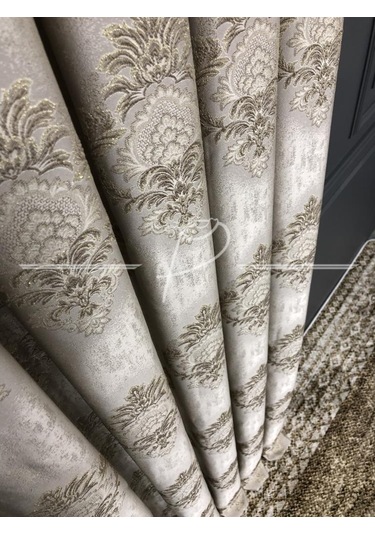 Fon Perdetaç Marka Claose Desen Damask Motifli Fon